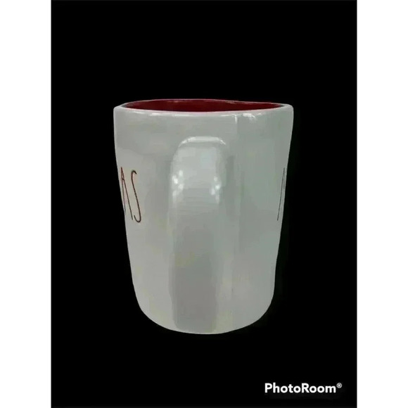 Rae Dunn MERRY CHRISTMAS Holiday Mug by Magenta Red Large Letter Farmhouse - Picture 3 of 6